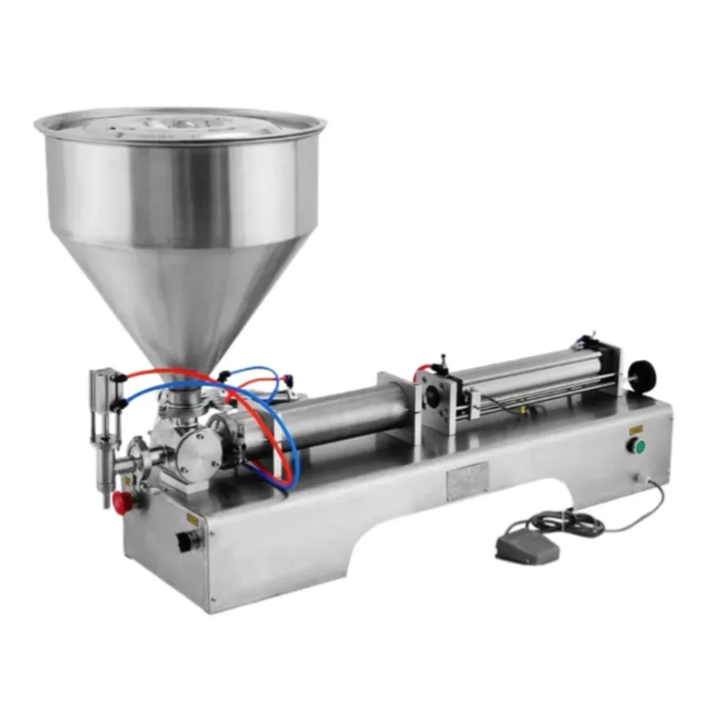 High Speed Single Head 10-100ml Paste Filling Machine for Cream Filling  with SS Body
